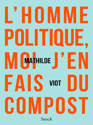 cover image of L'homme politique, moi j'en fais du compost
